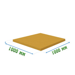 Покрытие для тира и стрельбищ 1000x1000x30мм